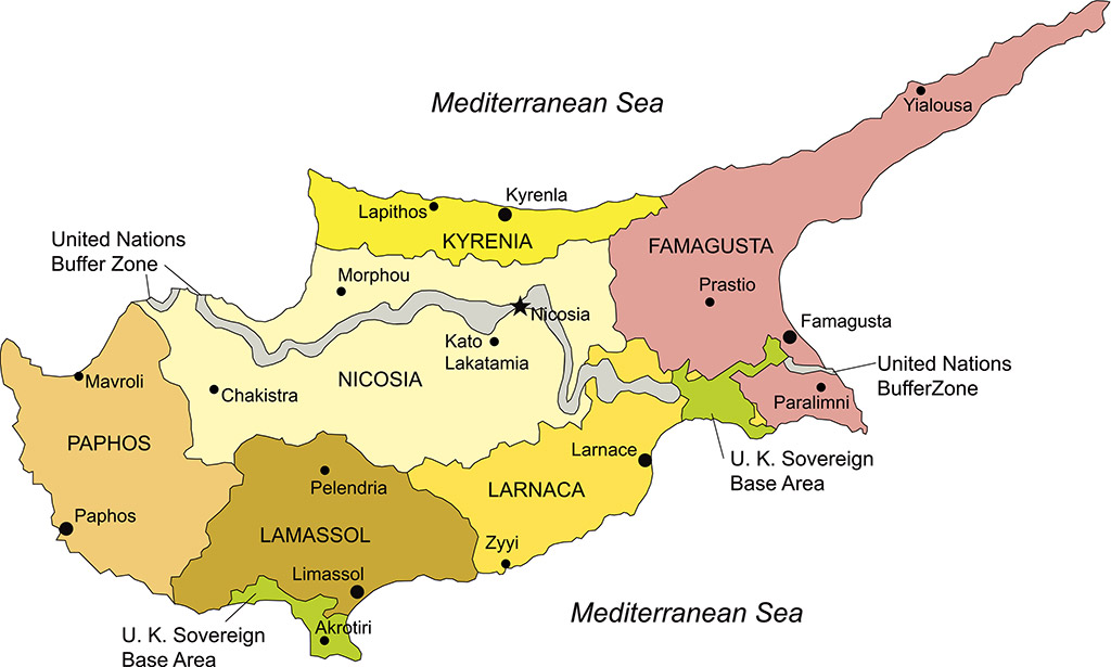 Regije Kipra