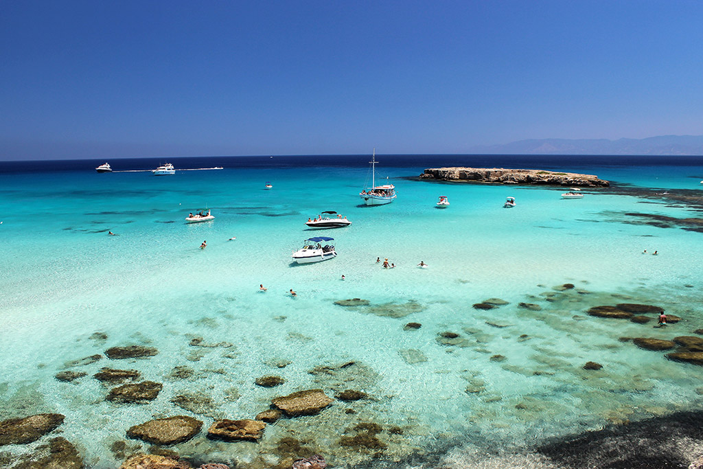 Plava laguna Blue Lagoon Pafos Akamas Kipar
