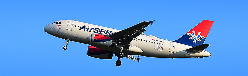 Avion našeg nacionalnog avio prevoznika AirSerbia