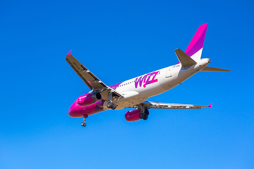 Avion avio kompanije WizzAir
