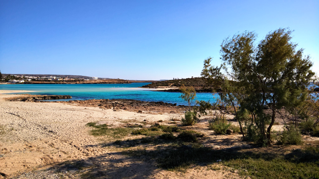 Plaža na Kipru u toku zime